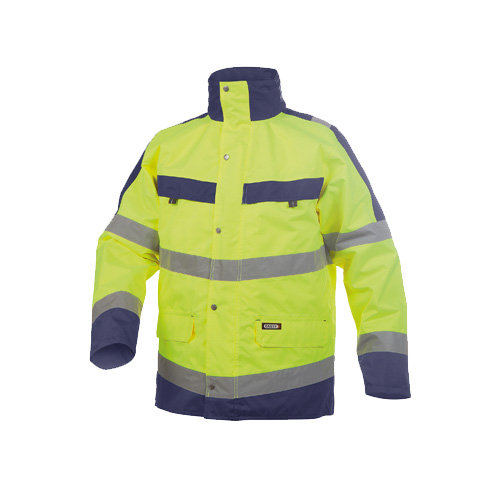 Veste Signalisation Atlantis 100% Pe Jaune-navy Tl Xs