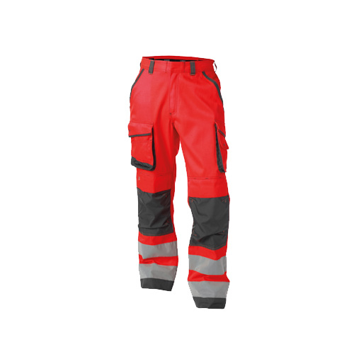 Pantalon Haute Visibilite Chicago Rouge/gris 290gr Taille 60 200807-DASSY 200807-DASSY
