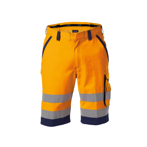 Short Lucca 290gr Oranje/marineblauw - Mt 44