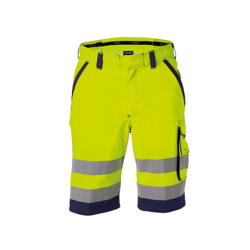 Short Lucca 290gr Geel/marineblauw - Mt 38