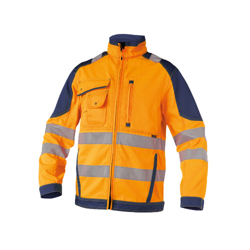 Jas Orlando 290gr Oranje/marineblauw - Mt L