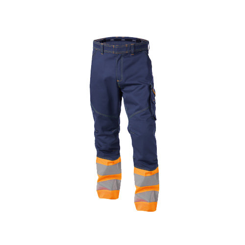 Broek Phoenix 300gr Marineblauw/oranje - Mt 44