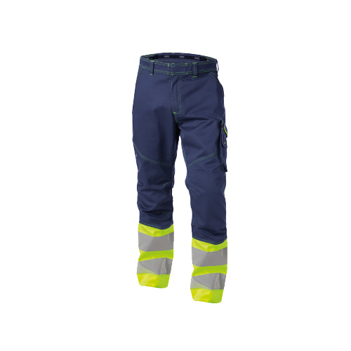 Broek Phoenix 300gr Marineblauw/geel Minus - Mt 42