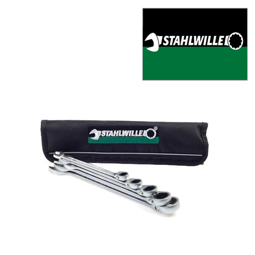 Stahl 17/5 Jeu De Cles Mixtes A Cliquet - 5 Pcs